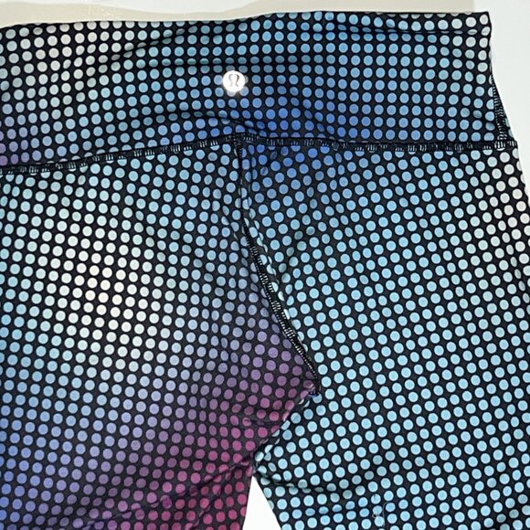 Lululemon Soul Cycle Skull Polka Dot Rainbow Hombre Tight Leggings Pants 6 - Picture 8 of 8